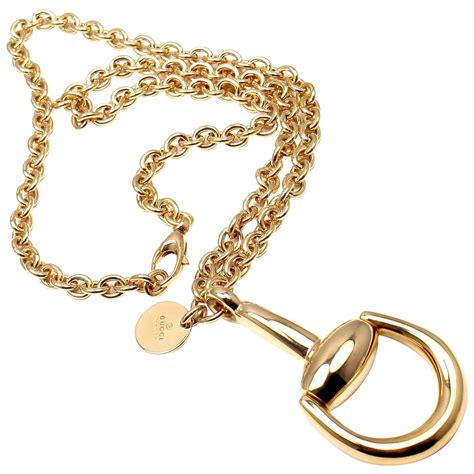 gucci necklace hk|Gucci gold jewellery necklace.